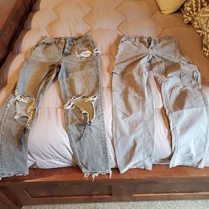 Ladies Wide Leg Jeans